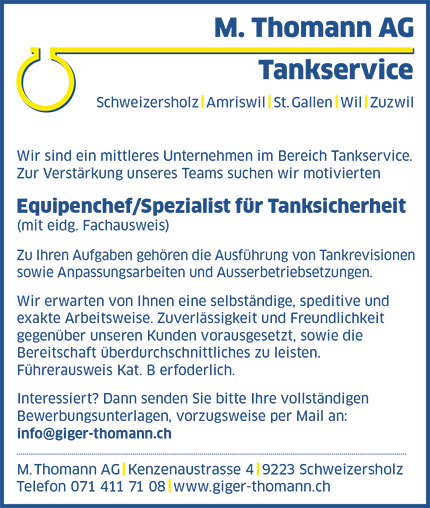 Stelleninserat